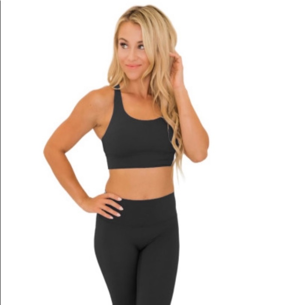 Compression Leggings +Seamless Sports Bra Set NWT - Picture 11 of 15